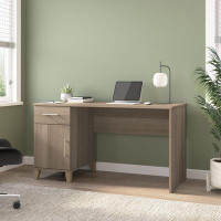 Gracie Oaks 72W Magomed Office Desk with Drawer and Storage Cabinet