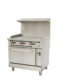 Brand New 36 Thermostatic Griddle With Stove Top Oven