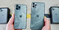 iPhone 11 PRO &amp; 11 PRO MAX broken cracked back glass repair FAST **