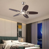 House of Hampton Jonica 5 - Blade Propeller Ceiling Fan with Remote Control and Light Kit Included