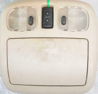 OVERHEAD INTERIOR DOME LIGHT ASSEMBLY with sunglasses bin, and sunroof switch for 2010 to 2012 FORD FUSION SEDAN SEL $35