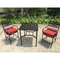 Red Barrel Studio Adyen 3 Piece Of Bar Chairs With Table