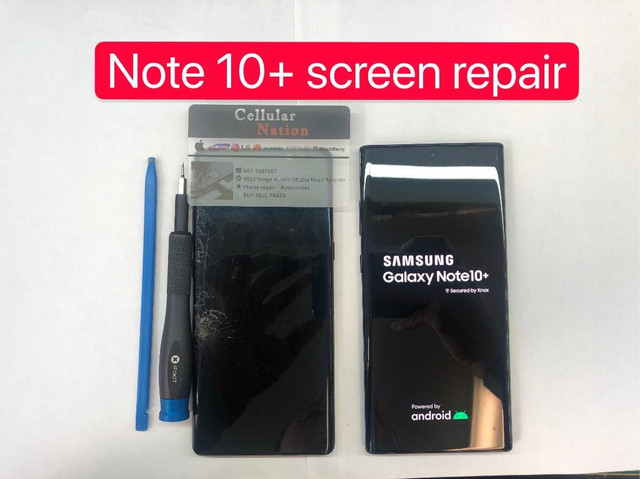 ( 2 LOCATION ) PHONE REPAIR ON SALE, iPhone+Samsung+iPad+iWatch Broken screen, LCD, battery, charging issue, back glass in Cell Phone Services in Mississauga / Peel Region - Image 2