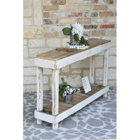 Highland Dunes Mcchristian 46" Solid Wood Console Table