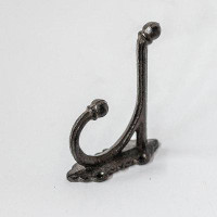 Charlton Home Cast Iron Wall Double Hook