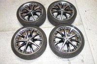JDM Work Schwert Rims Wheel Tires 5x114.3 18x7.5 + 47Offset Mags Japan