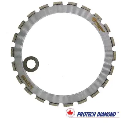 Protech Diamond™ 14" Ring Blade A drive disc is included with every Ring blade. Concrete soft, Cured...
