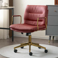 Latitude Run® Raio Leather Upholstered Office Chair