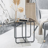 Farm on table Tempered Glass Coffee Table End Table Side Table for Living Room, bedroom