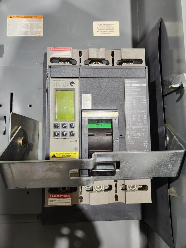 Square D PowerPact PJ600 Enclosed Breaker with Micrologic 6.0P - 600 Amp - 3 PH- PJL36060CU64AE1 in Other Business & Industrial - Image 3