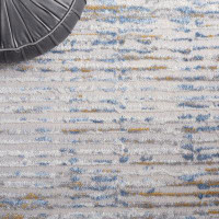 17 Stories Palma 360 Area Rug In Grey/Blue