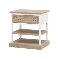 Rosecliff Heights Weave 1-Drawer Side Table