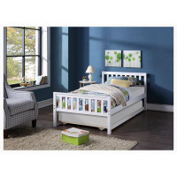 Red Barrel Studio Twin Bed with Trundle, Platform Bed Frame with Headboard and Footboard
