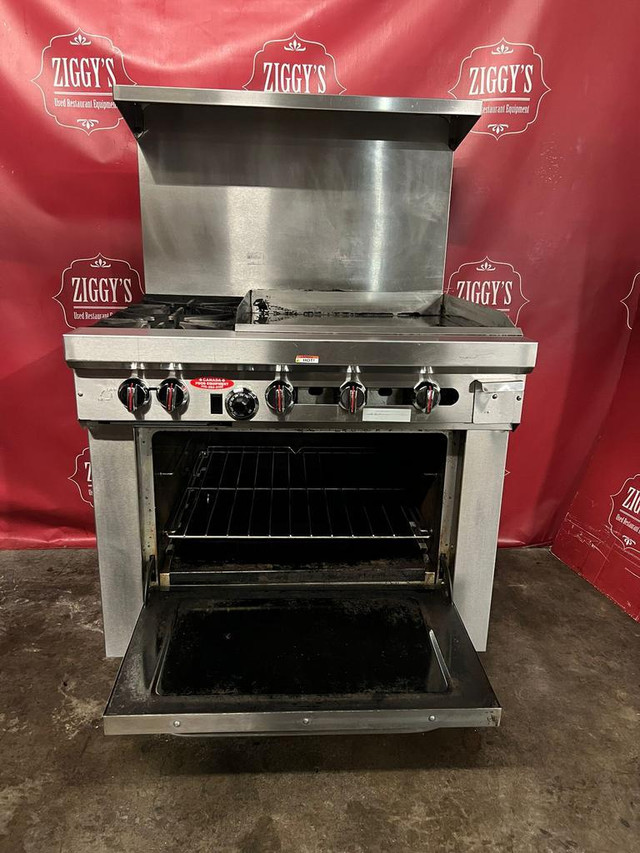 36” flat top griddle and 2 burner stove range for only $2795 ! Can ship in Industrial Kitchen Supplies - Image 2