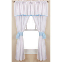 Harriet Bee Vilray Cotton Solid Sheer Rod Pocket Curtain Panels
