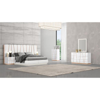 Modern Bedroom in White and Gold on Sale !! Huge Sale !!