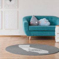 East Urban Home Home Sweet Fresno Poly Chenille Rug