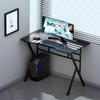 MoNiBloom Portable Modern Computer Desk with Host Rack