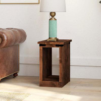 Millwood Pines Dajoure Floor Shelf End Table with Storage