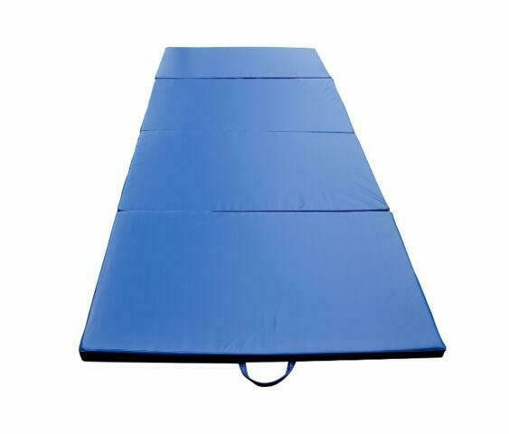 Gym Exercise Mat Aerobics/10' x 4' x 2'' Folding Panel Yoga mat BLUE in Other in Mississauga / Peel Region - Image 2