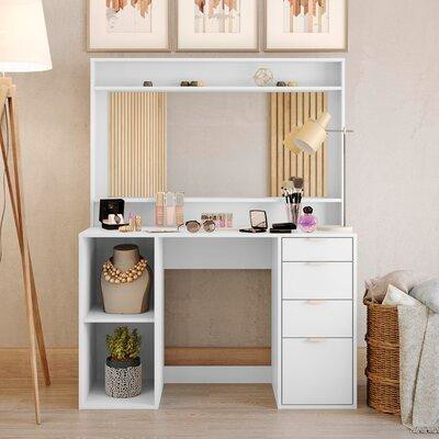 Latitude Run® Lala Vanity - 4 Drawers & 2 Niches in Other