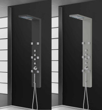 Showroom Shower Column Display - PD-890-S – AquaMassage ( Brushed Stainless Steel or Black Brushed Stainless Steel )