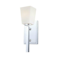 Minka Lavery Glass Square Wall Sconce Shade in Ivory