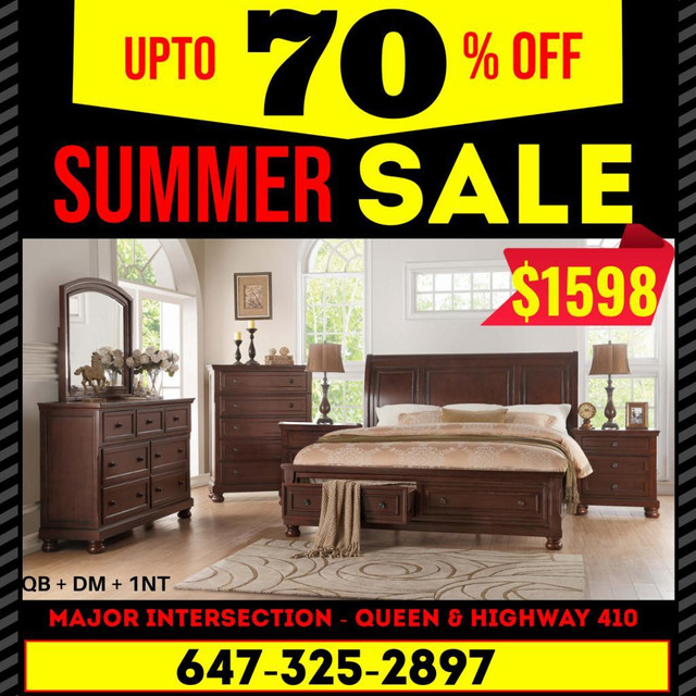 Lowest Prices on Wooden Bedroom Sets! Shop Now! in Beds & Mattresses in Ontario