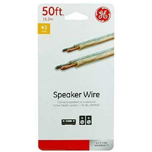50 ft. GE 18AWG Speaker Wire - 2 Conductor - Clear in General Electronics in West Island - Image 2