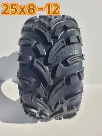 25x8-12 ATV tires, $91 each tire
