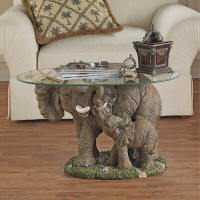 Design Toscano Elephant's Majesty Figurine Coffee Table
