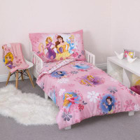 Disney Disney Pretty Pretty Princess 4 Piece Toddler Bed Set