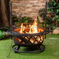 Deko Living 250 Square Feet Natural Vent Freestanding Wood Burning Stove