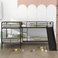 Isabelle & Max™ Adriona Twin Over Twin L-Shaped Bunk Beds by Isabelle & Max™