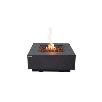 Latitude Run® Bayboro 17'' H x 40'' W Concrete Natural Gas Outdoor Fire Pit Table in BBQs & Outdoor Cooking