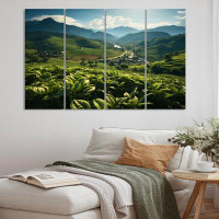 Millwood Pines Thai Tea Plantation - Landscapes Wall Art Prints - 4 Panels