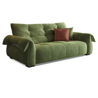 Crafts Design Trade 74.8" Green 100% Polyester Standard Sofa