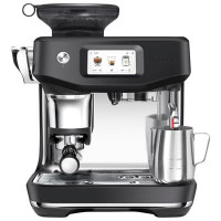 Breville Barista Touch Impress Espresso Machine with Frother & Coffee Grinder - Black Truffle