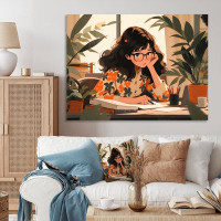 Everly Quinn Female Parody Character IV On Canvas Print