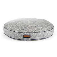 TheHoundry Round Pet Bed in Sunbrella Sapphire Spaniel