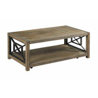 Gracie Oaks Piermont-Hamilton Floor Shelf Coffee Table with Storage