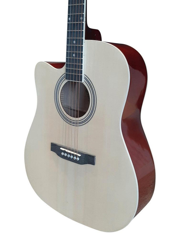 Spear & Shield SPS338LF: Left-Handed 41-Inch Acoustic Guitar for Beginners, Students, and Intermediate Players - Full-S in Guitars - Image 3