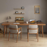 dreamlify Modern simple desk Solid wood study desk{1
