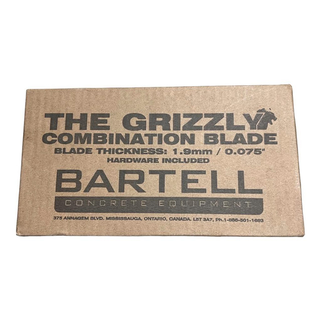 HOC BARTELL GRIZZLY 24 INCH POWER TROWEL COMBINATION BLADES + FREE SHIPPING in Power Tools