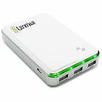 Lenmar Ppw11000u Helix 11,000mAh Portable Power Pack with 3 USB Ports for Mobile Phones and Tablets, WHITE