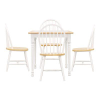 Alcott Hill Celestie 4 - Person Solid Wood Dining Set