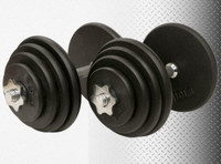 FREE SHIPPING CODE IS eSPORT NEW eSPORT IRON ADJUSTABLE DUMBBELLS, 10lb – 60lb, ($256 For Pair)