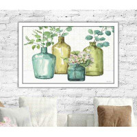 Winston Porter 'Mixed Greens LXII' Watercolor Painting Print
