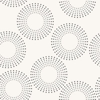 Latitude Run® Azruddin Dotted Circles 10' L x 24" W Peel and Stick Wallpaper Roll