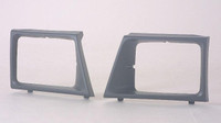 Head Lamp Bracket Driver Side Ford Econoline 2003-2007 Matte-Gray Sealed Beam Type , FO2512159